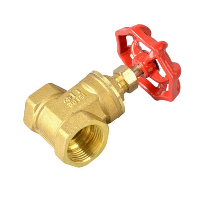 LIRLEE Valvola di controllo dell'acqua resistente con estensione del tronco della ruota a mano Kuningan in bronzo