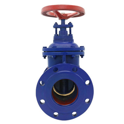 Valvole di porta del sistema idrico Z45T-16Q connessione di flange di ferro duttile senza sollevamento della valvola a tronco