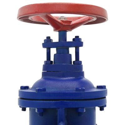 Valvole di porta del sistema idrico Z45T-16Q connessione di flange di ferro duttile senza sollevamento della valvola a tronco