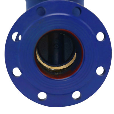 Valvole di porta del sistema idrico Z45T-16Q connessione di flange di ferro duttile senza sollevamento della valvola a tronco
