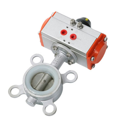 Struttura BUTTERFLY Pneumatico in acciaio inossidabile sigillo morbido Butterfly Valve personalizzazione