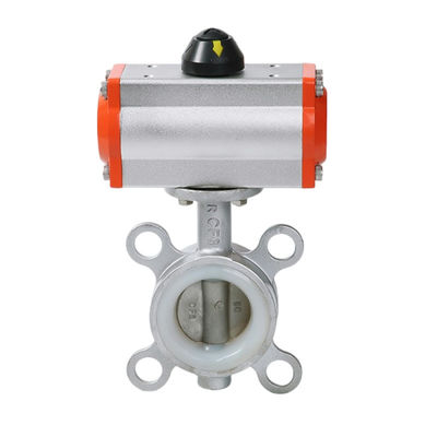 Struttura BUTTERFLY Pneumatico in acciaio inossidabile sigillo morbido Butterfly Valve personalizzazione